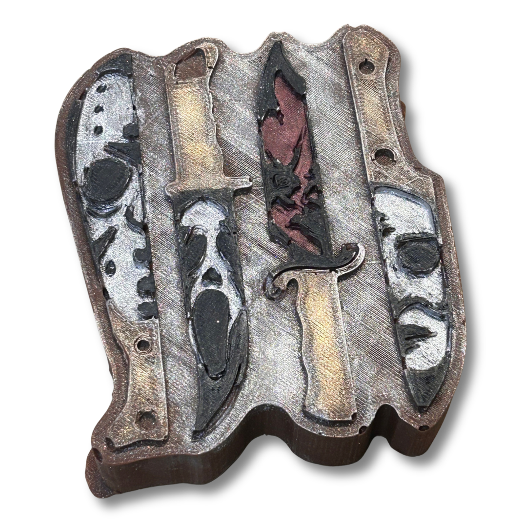 Horror Knives of the Movies Filled Chocolate