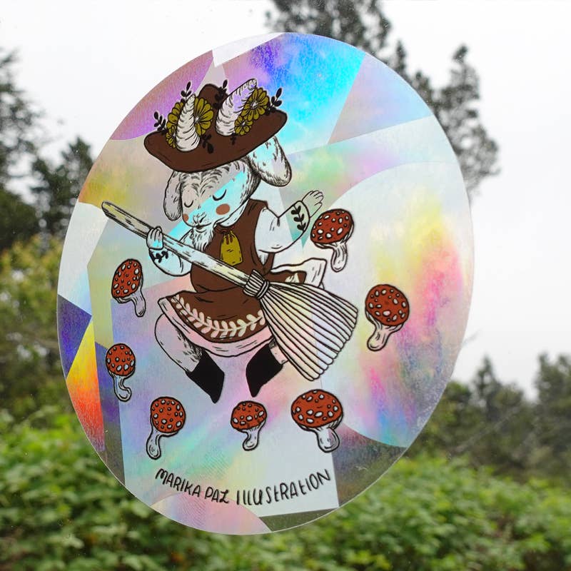 Witch's Brew Suncatcher Sticker