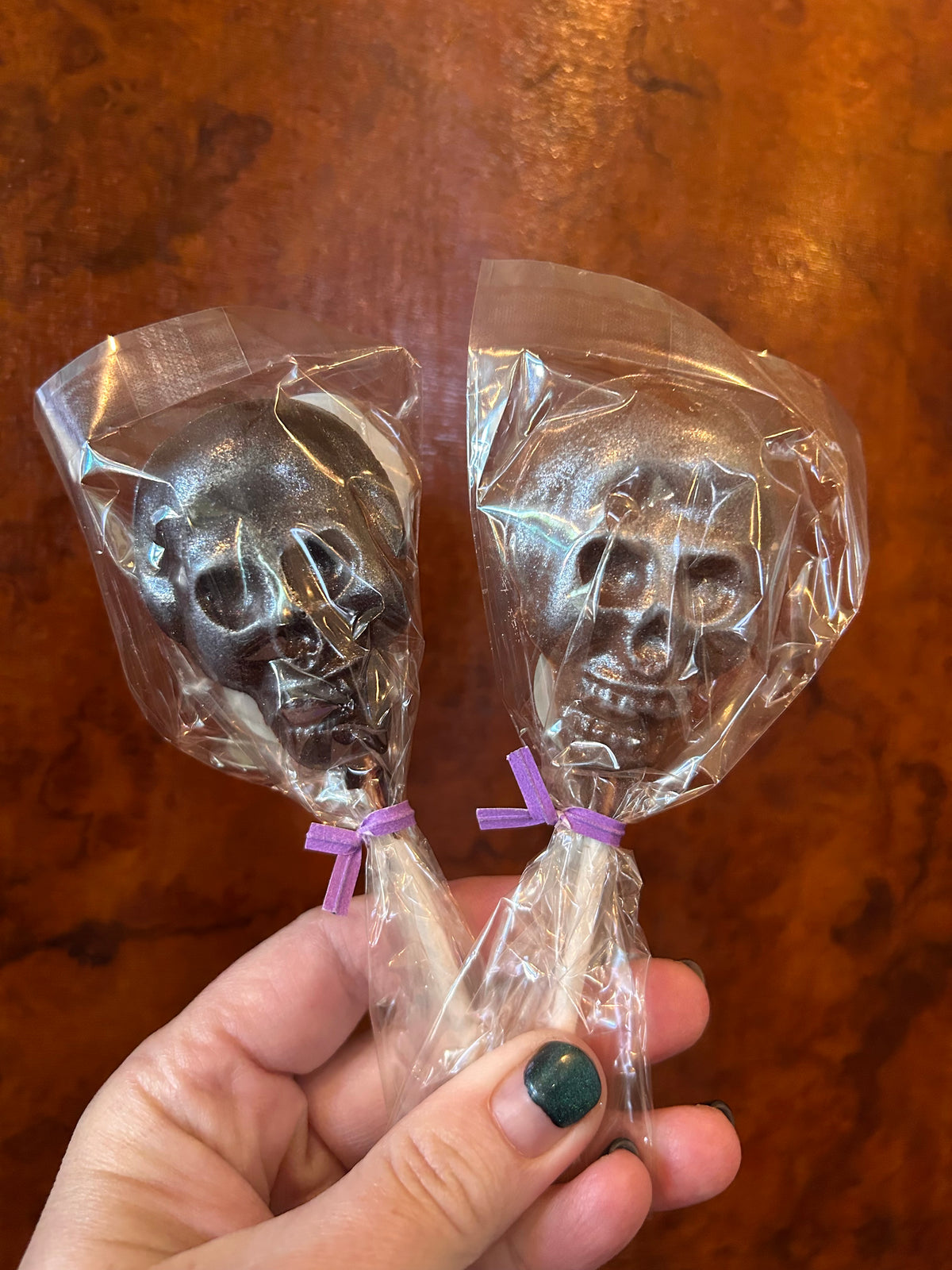 Skull Chocolate Lollipop