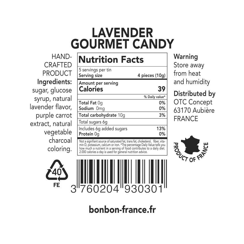 French Hard Candies - Saint-Ange Lavender