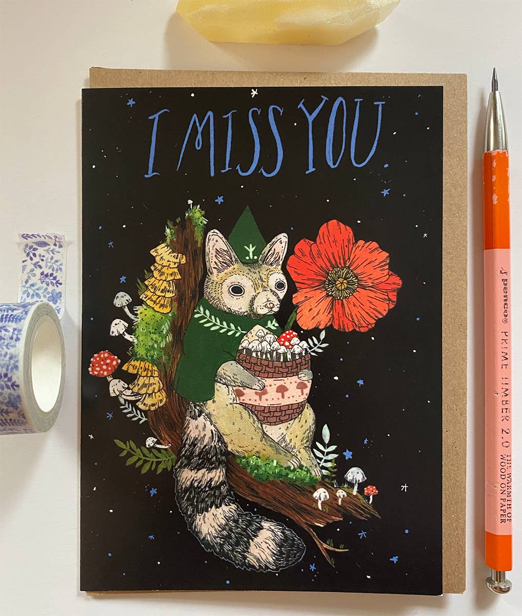 I Miss You Card