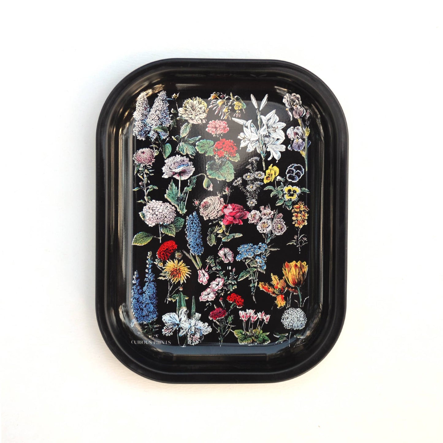 Vintage Flowers Tray