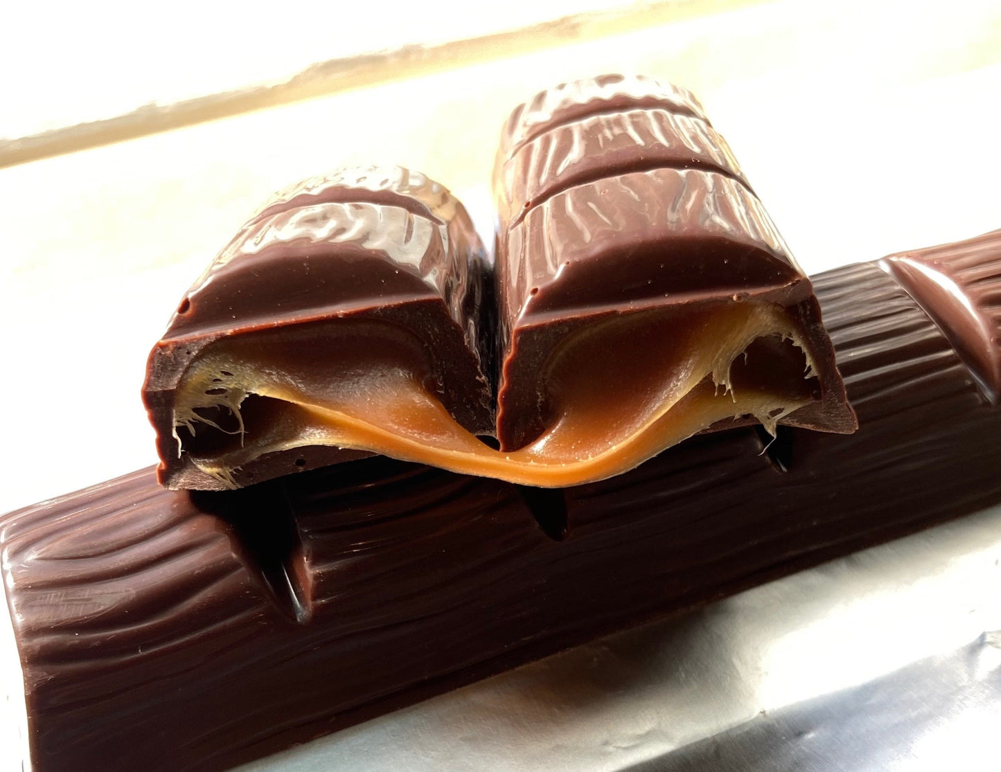 Bitter Beer Caramel Filled Chocolate Bar