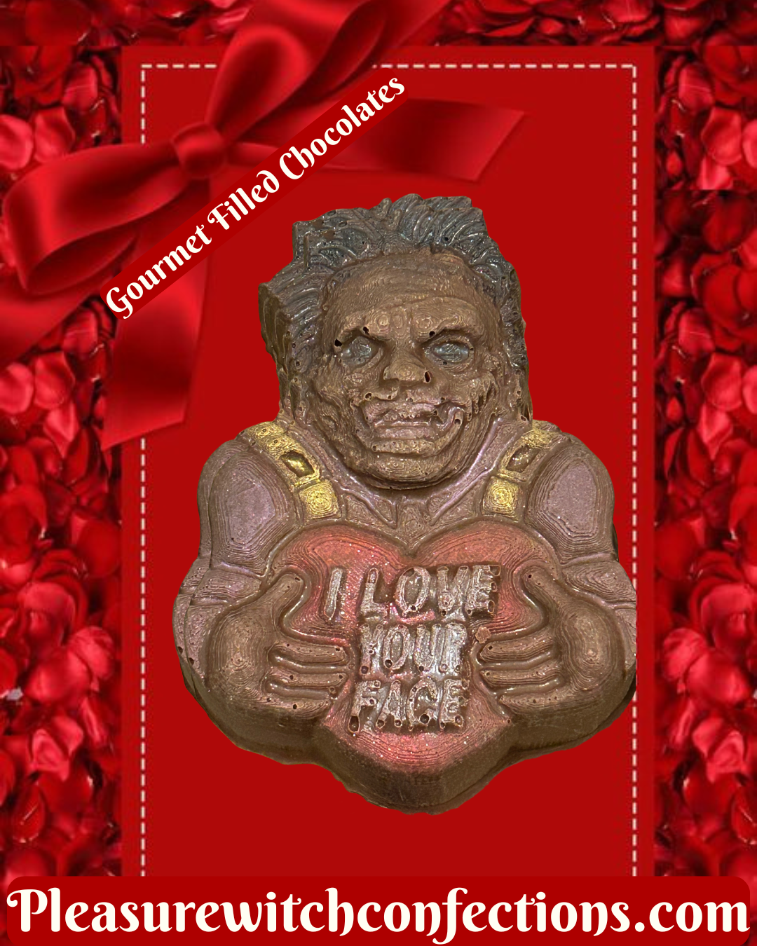 Leatherface Valentine Filled Chocolate