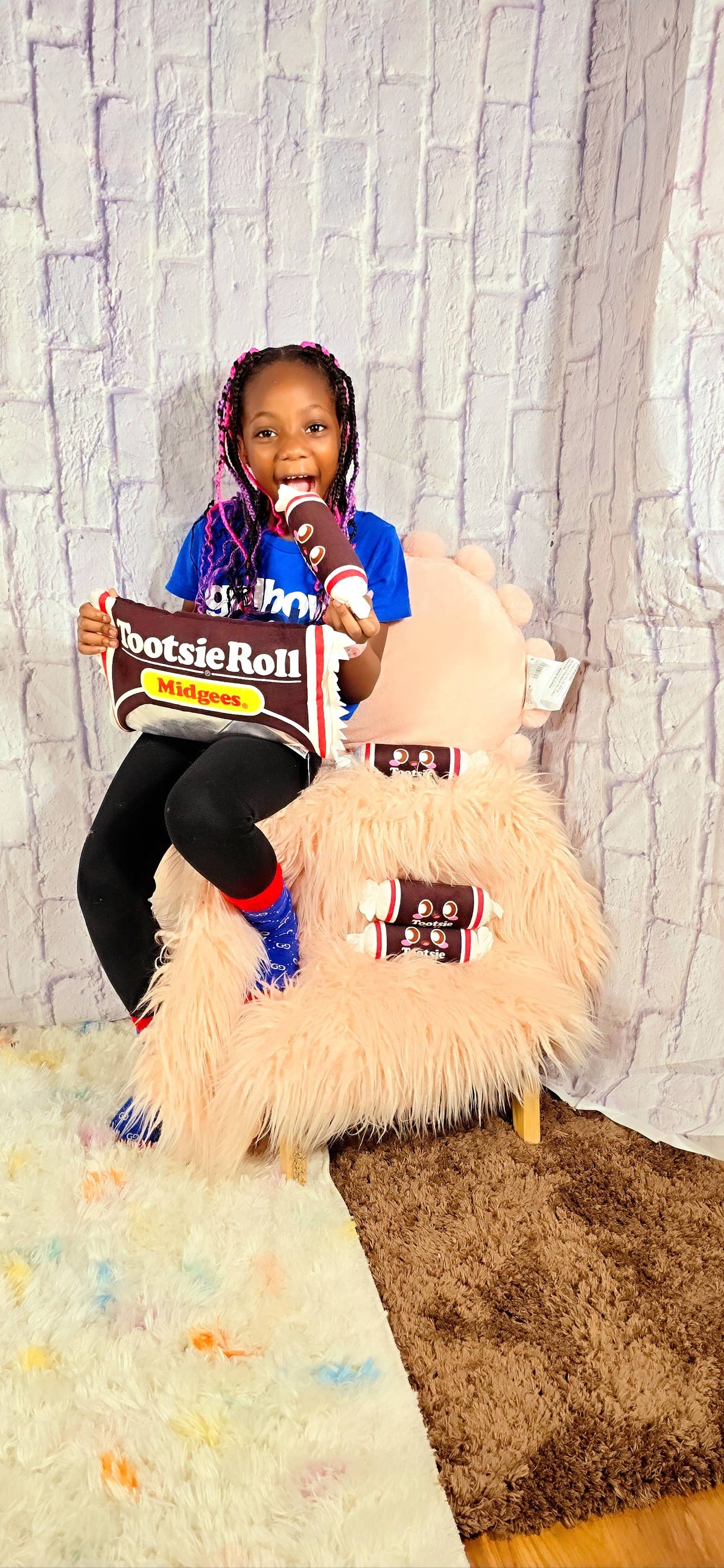 Tootsie Roll Midgees Plushies Pillow