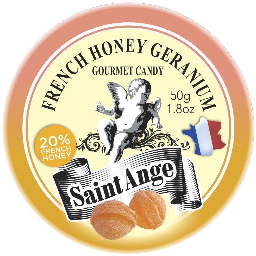 French Hard Candies - Saint-Ange Honey Geranium