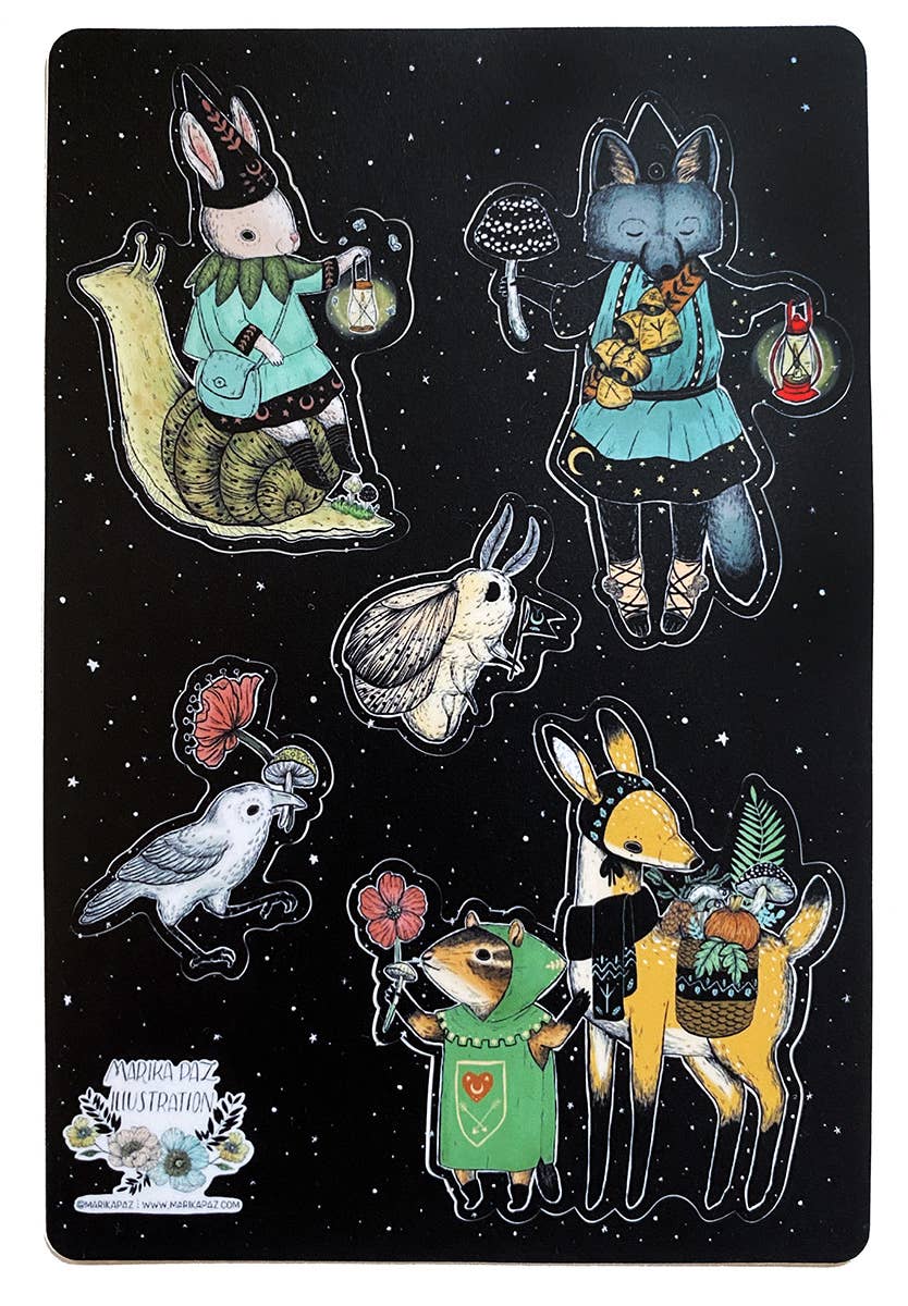 Dark Mage Sticker Sheet