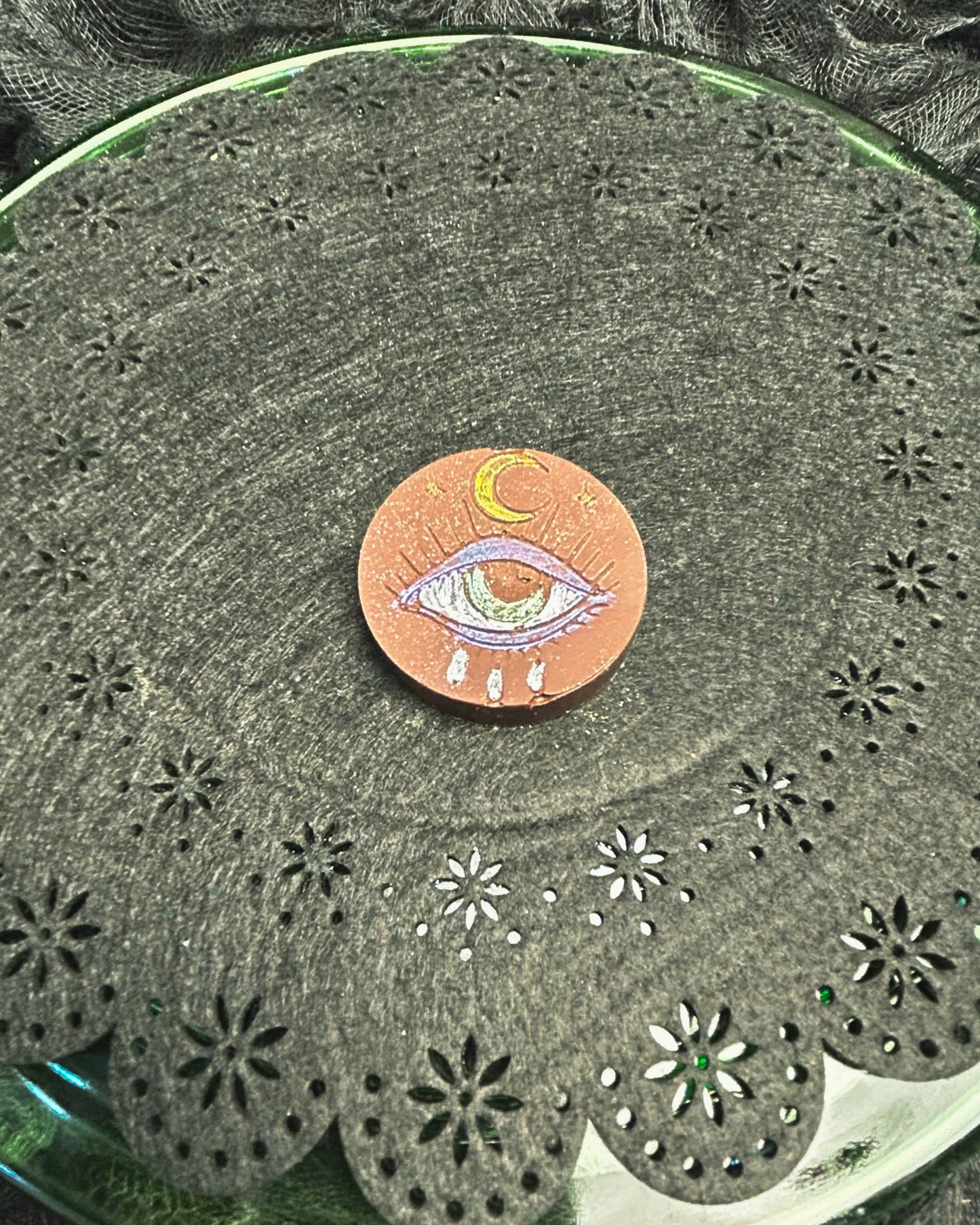 Mystic Eye Chocolate Medallion