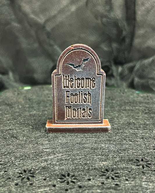 Mortals Standing Chocolate Gravestones