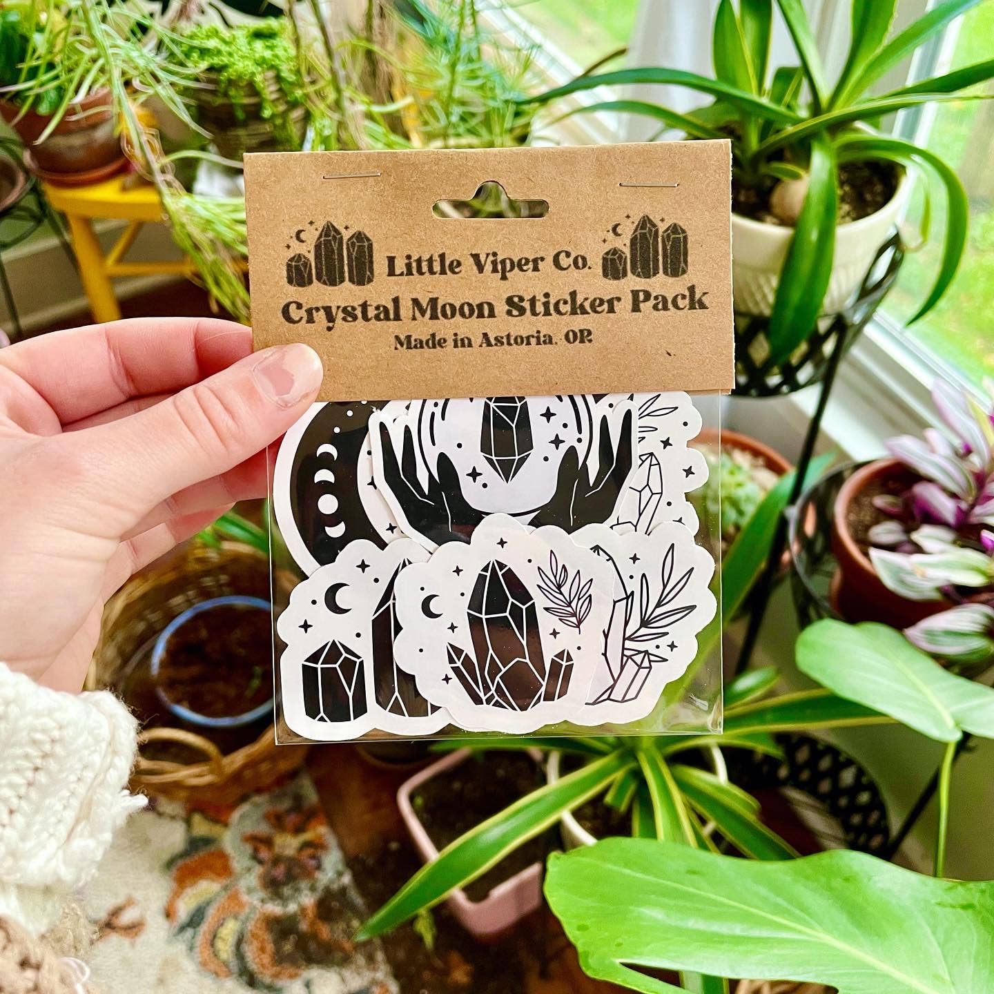 Crystal Moon Mystical Sticker pack