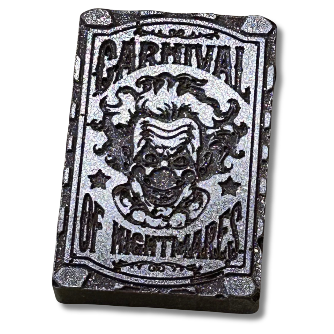 Carnival of Nightmares Solid Chocolate Plaquette