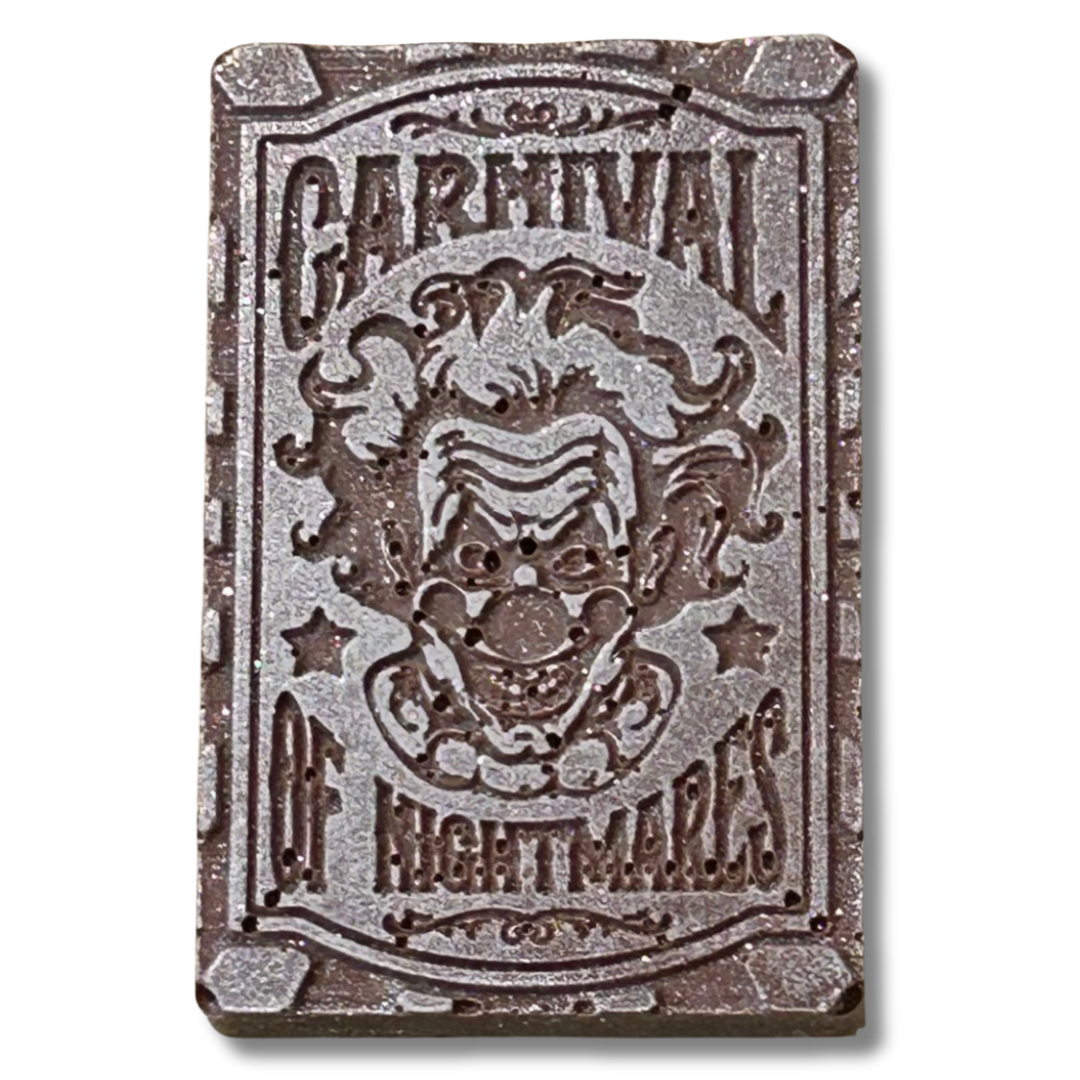 Carnival of Nightmares Solid Chocolate Plaquette