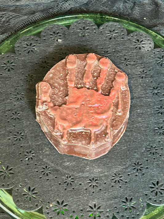 Bloody Hand Print Filled Chocolate