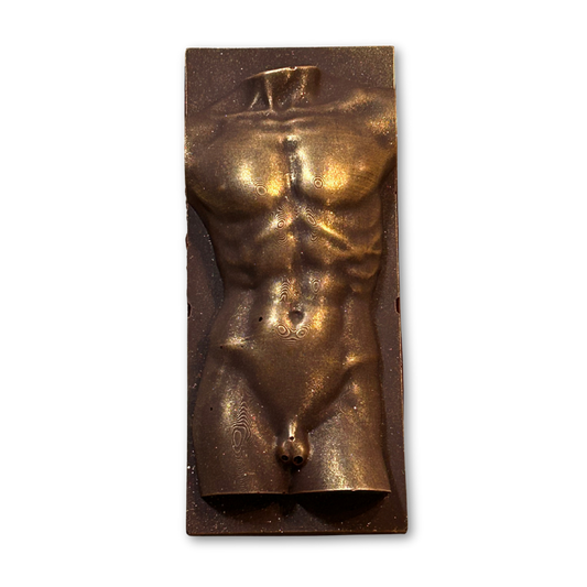 Chocolate Naked Male Torso