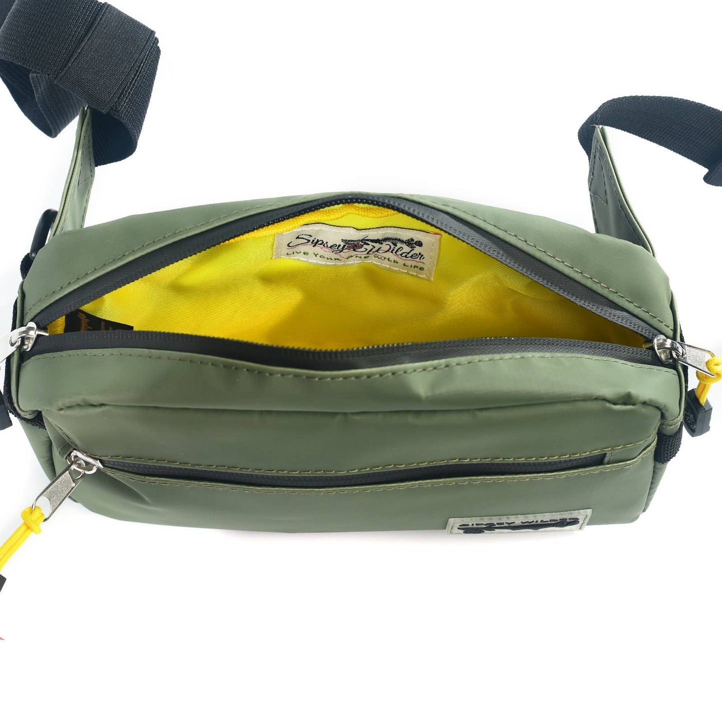 Olive Green Splash Proof Fanny Pack