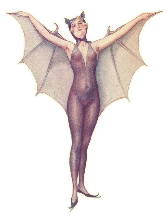 Woman in Bat Suit Sticker