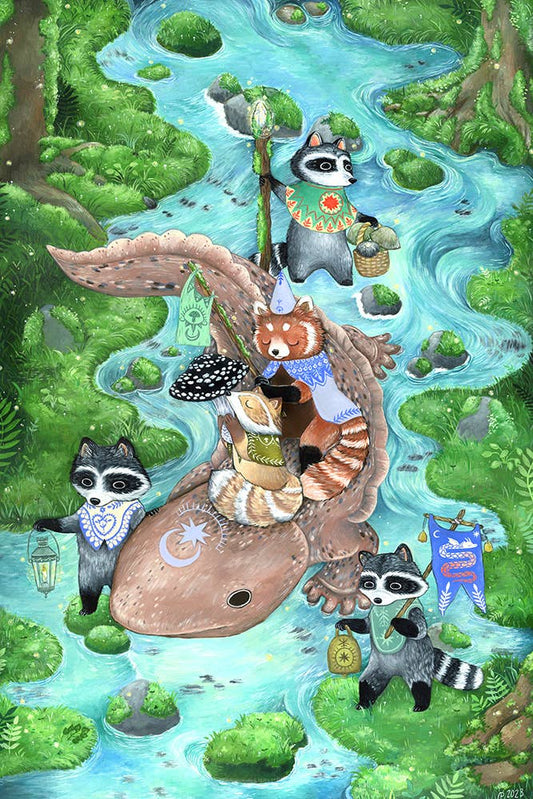 Procession Art Print, Marika Paz Illustration