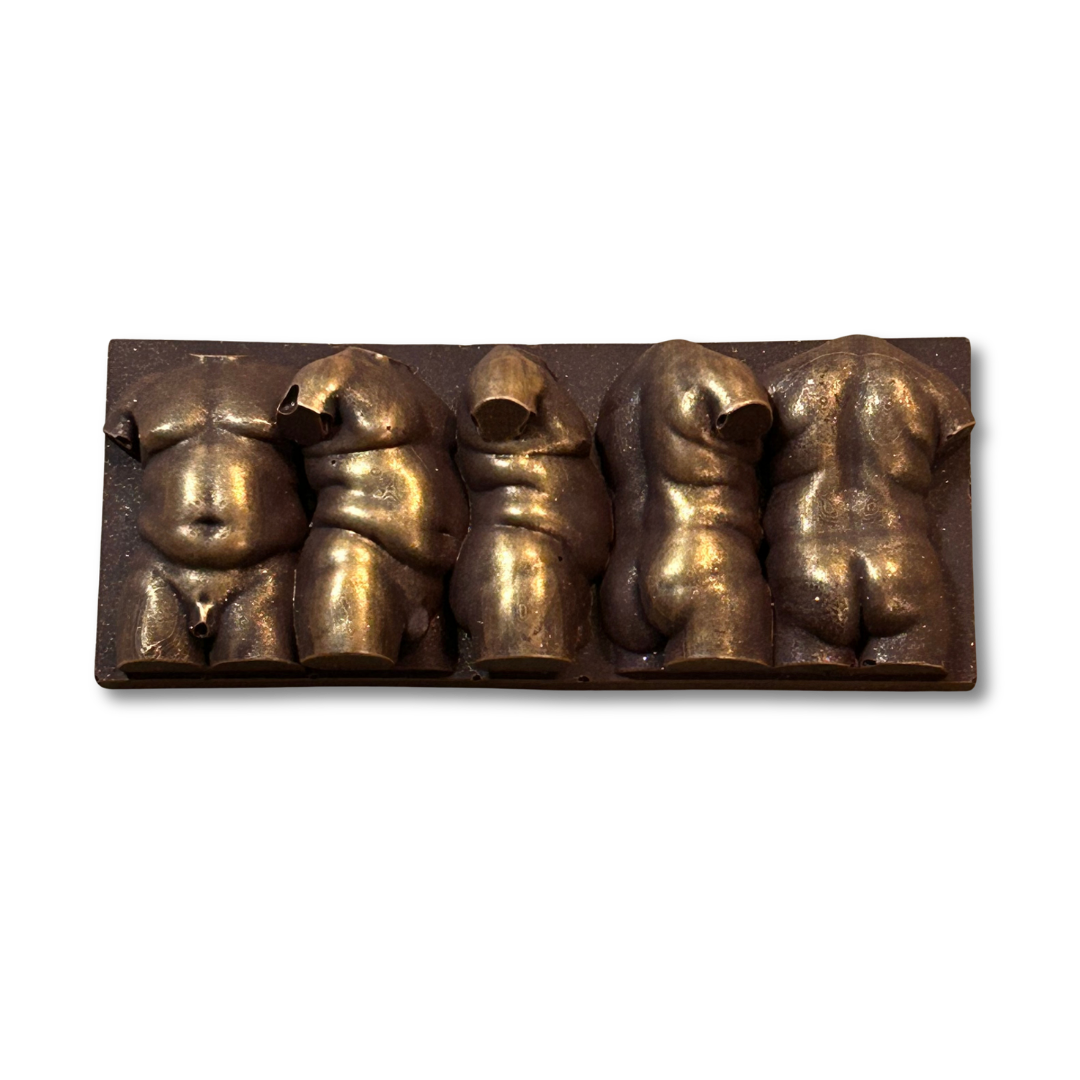 Chocolate Curvy Male Torso Bar