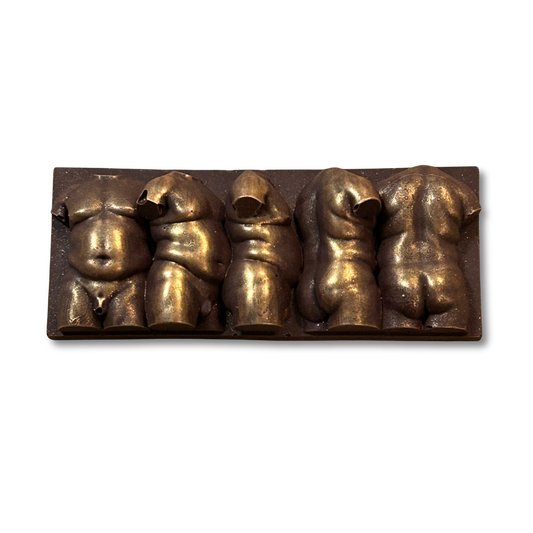 Chocolate Curvy Male Torso Bar