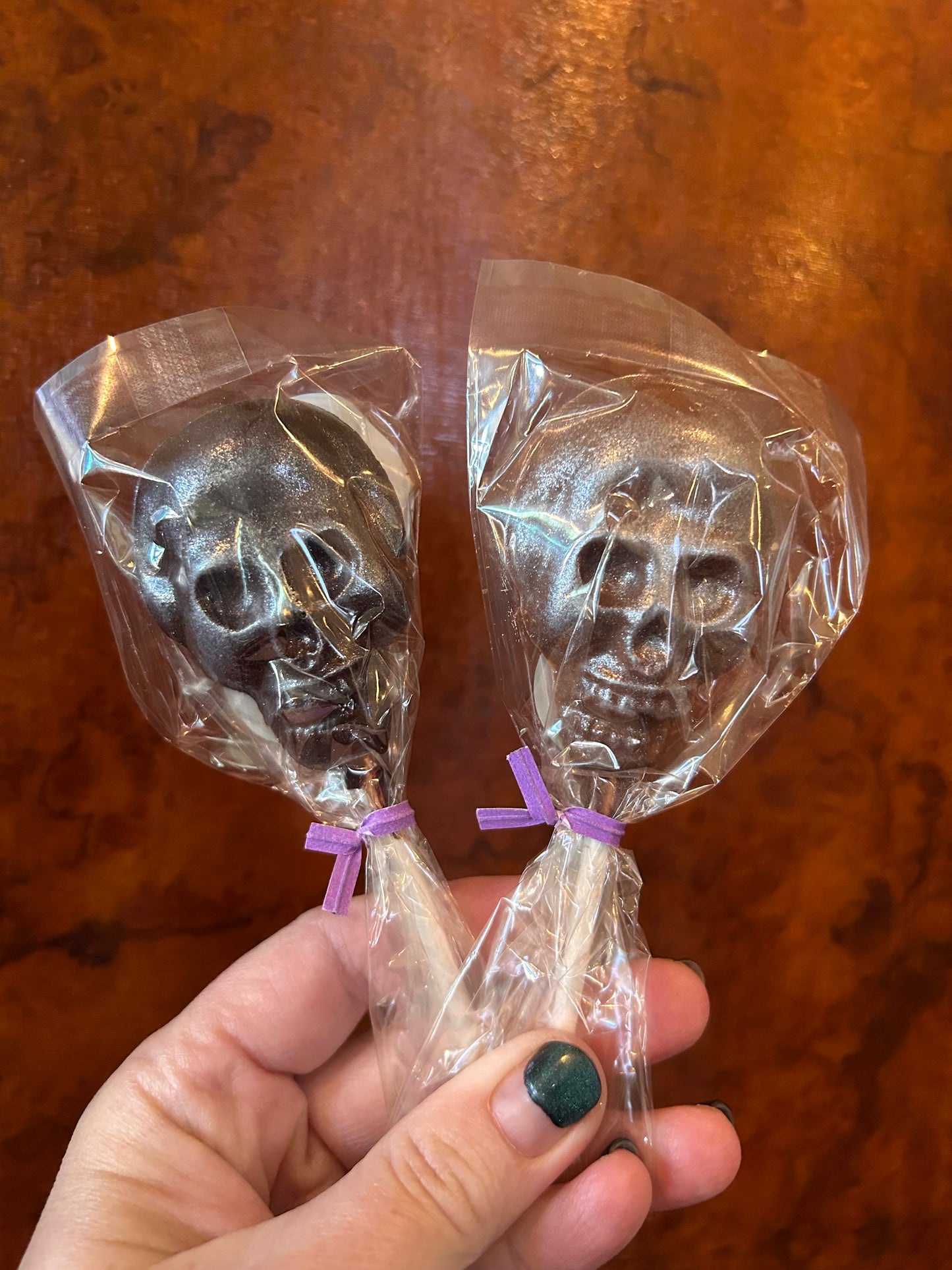 Skull Chocolate Lollipop