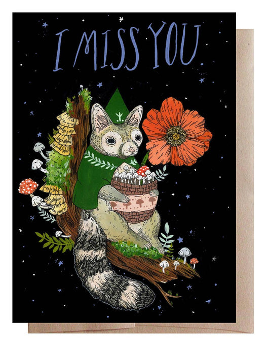 I Miss You Card