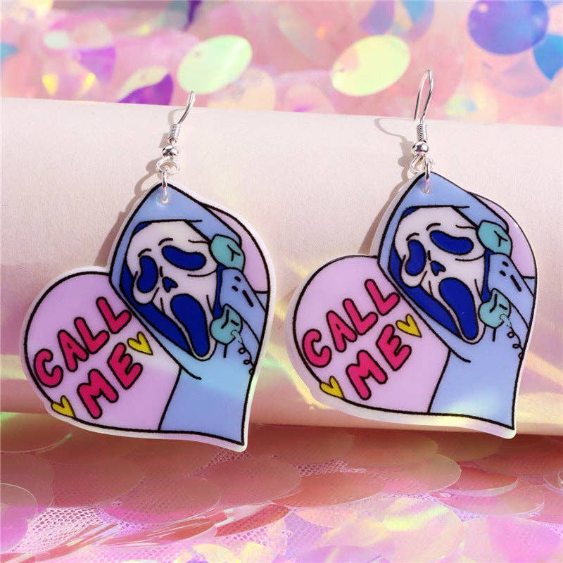 Spooky Phone Call Earrings