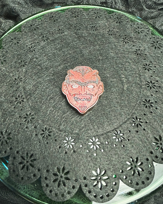 Devil Mask Chocolate Medallion
