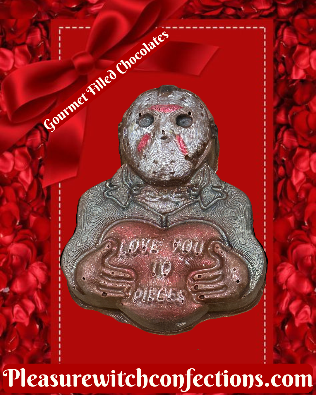 Jason Voorhees Valentine Filled Chocolate