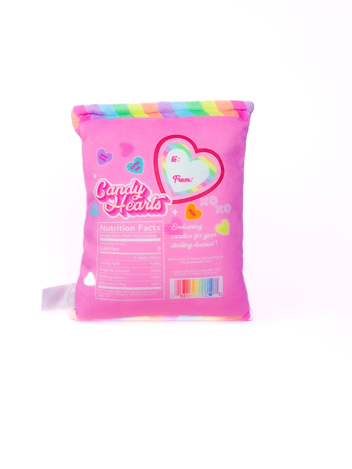 Sweet Candy Hearts Plushies Pillow