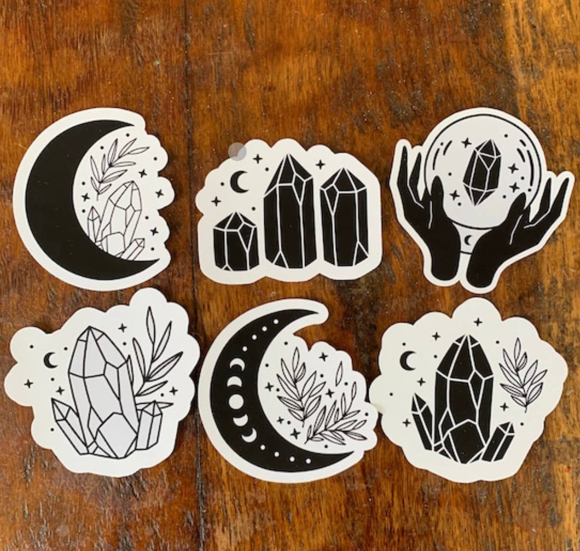 Crystal Moon Mystical Sticker pack