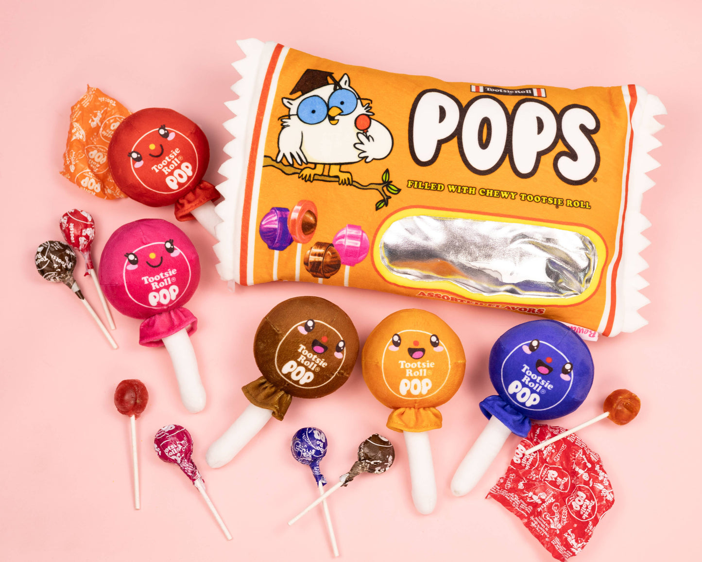 Tootsie Roll Pops Plushies Pillow