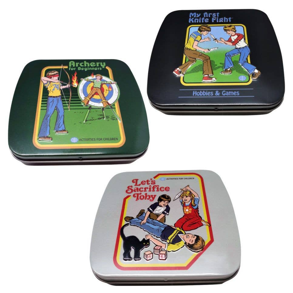 Warped Childhood Candy Tin