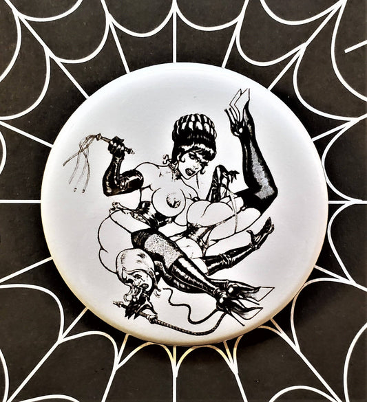 Vintage Pulp Bondage 8 / 2.25" Large Button