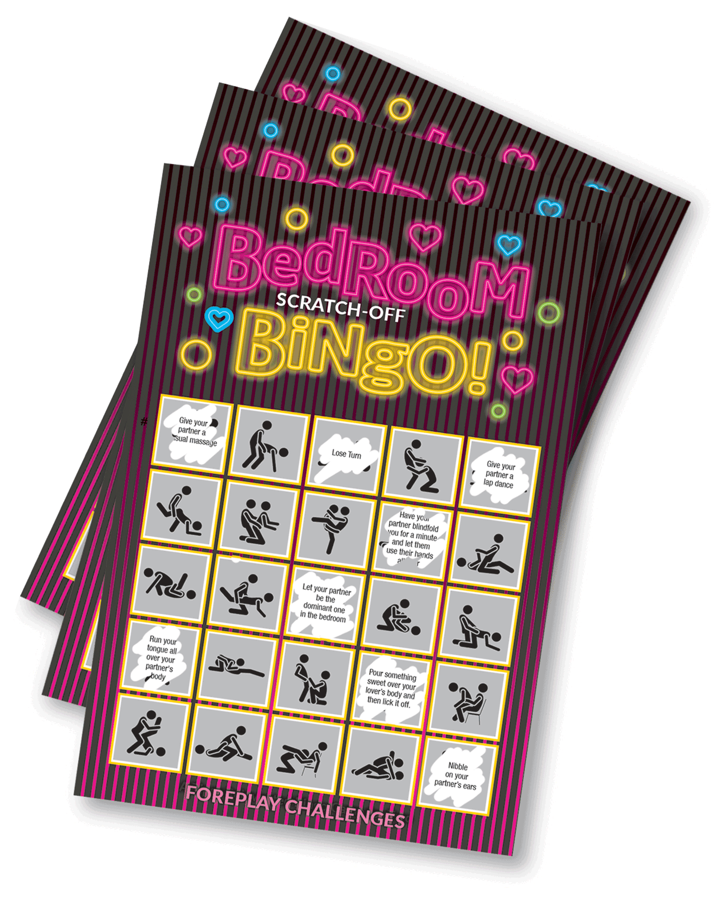 Bedroom Bingo Scratch off Romance Game