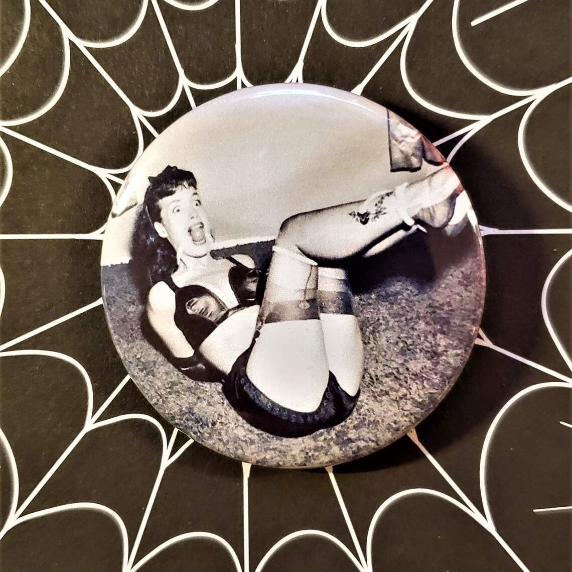 Vintage Bondage Large Button Set of 4