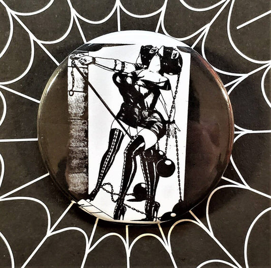 Vintage Pulp Bondage 3 / 2.25" Large Button