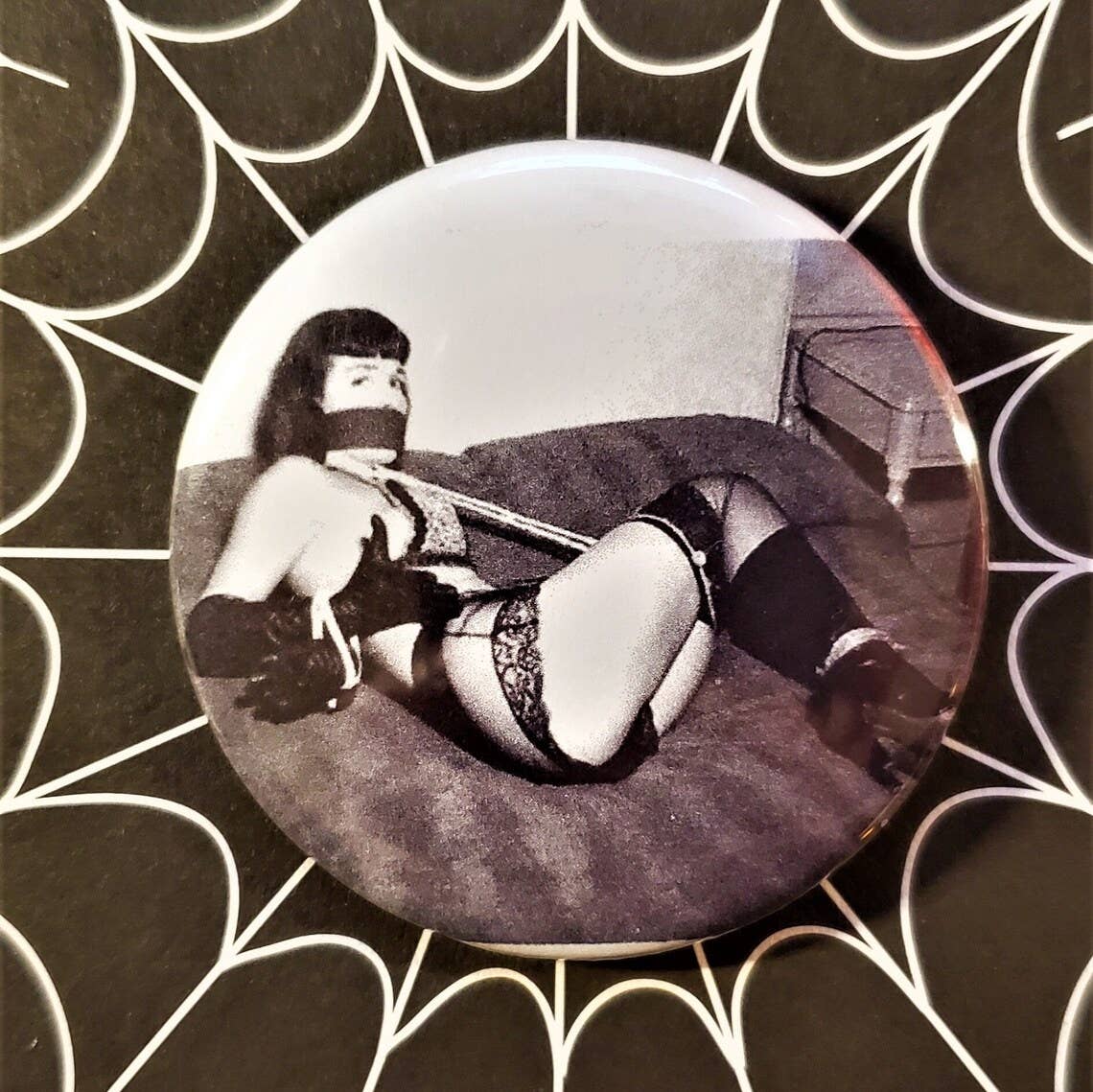 Vintage Bondage Large Button Set of 4