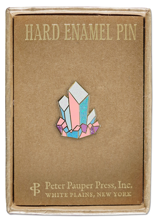 Crystals Hard Enamel Pin