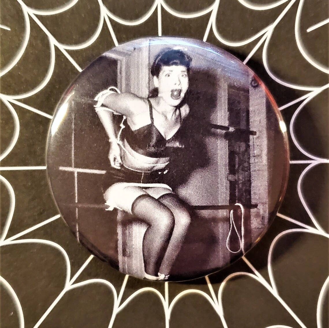 Vintage Bondage Large Button Set of 4