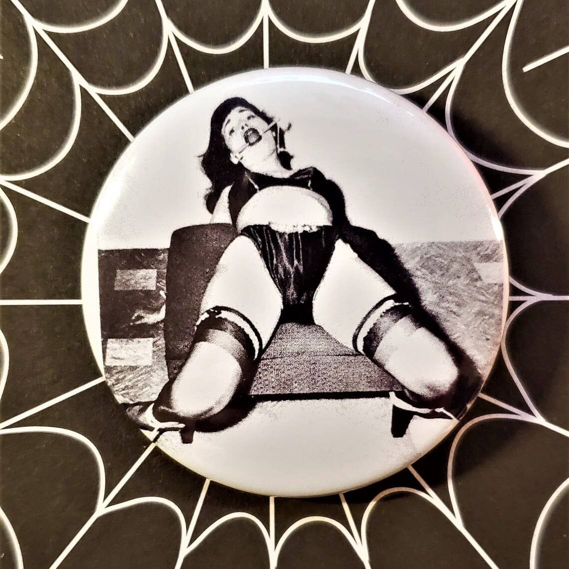 Vintage Bondage Large Button Set of 4