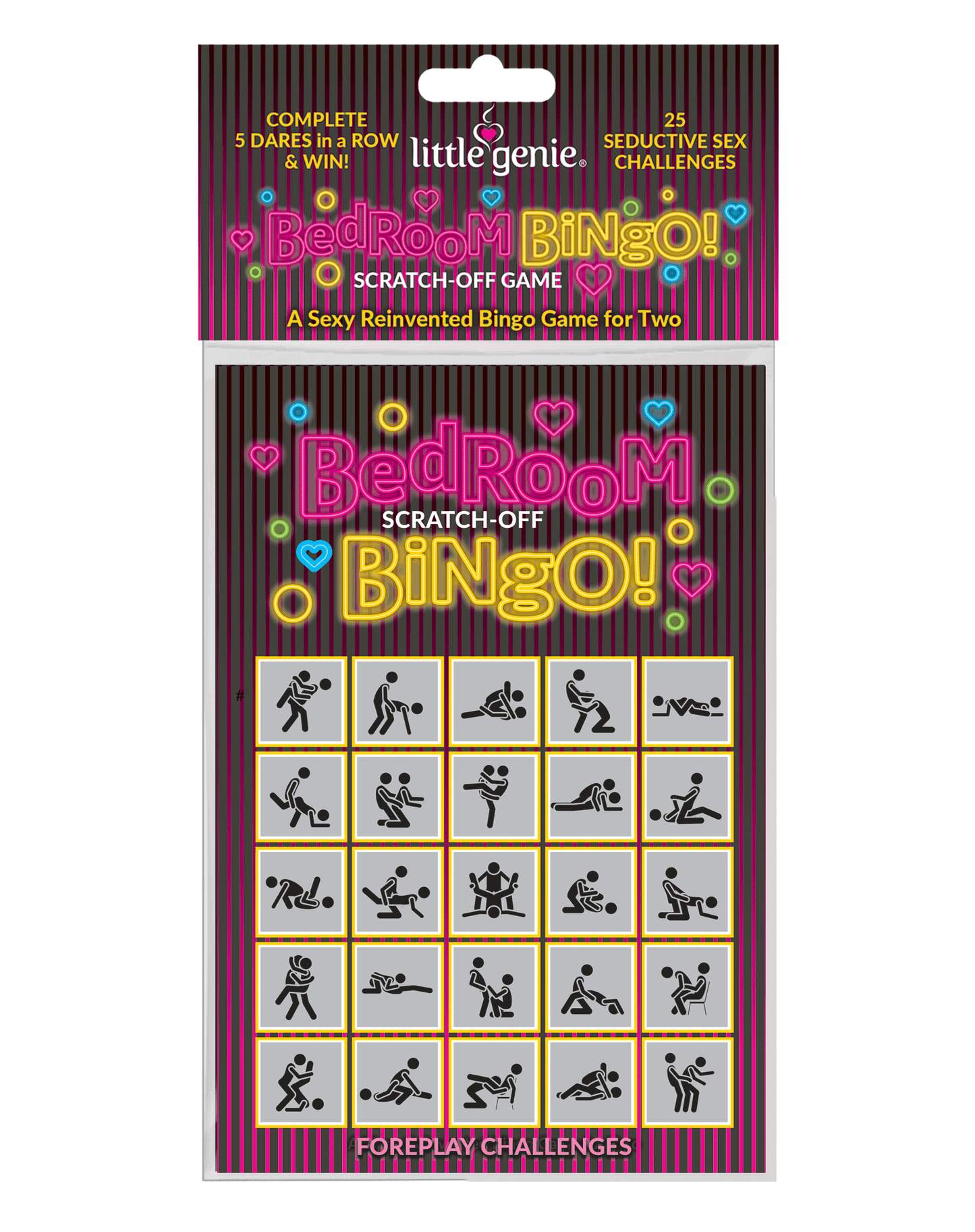 Bedroom Bingo Scratch off Romance Game