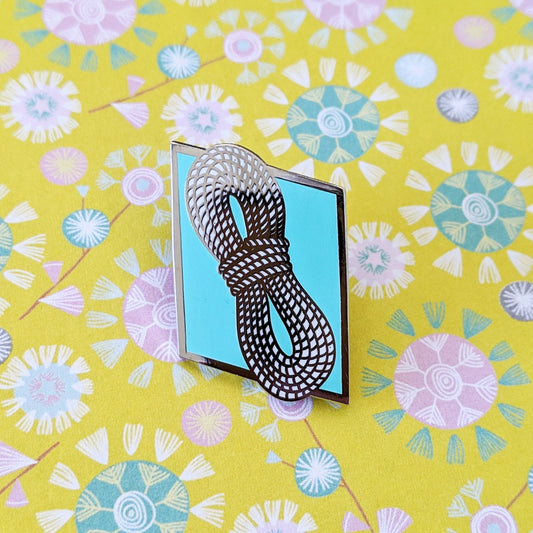 Rope enamel pin