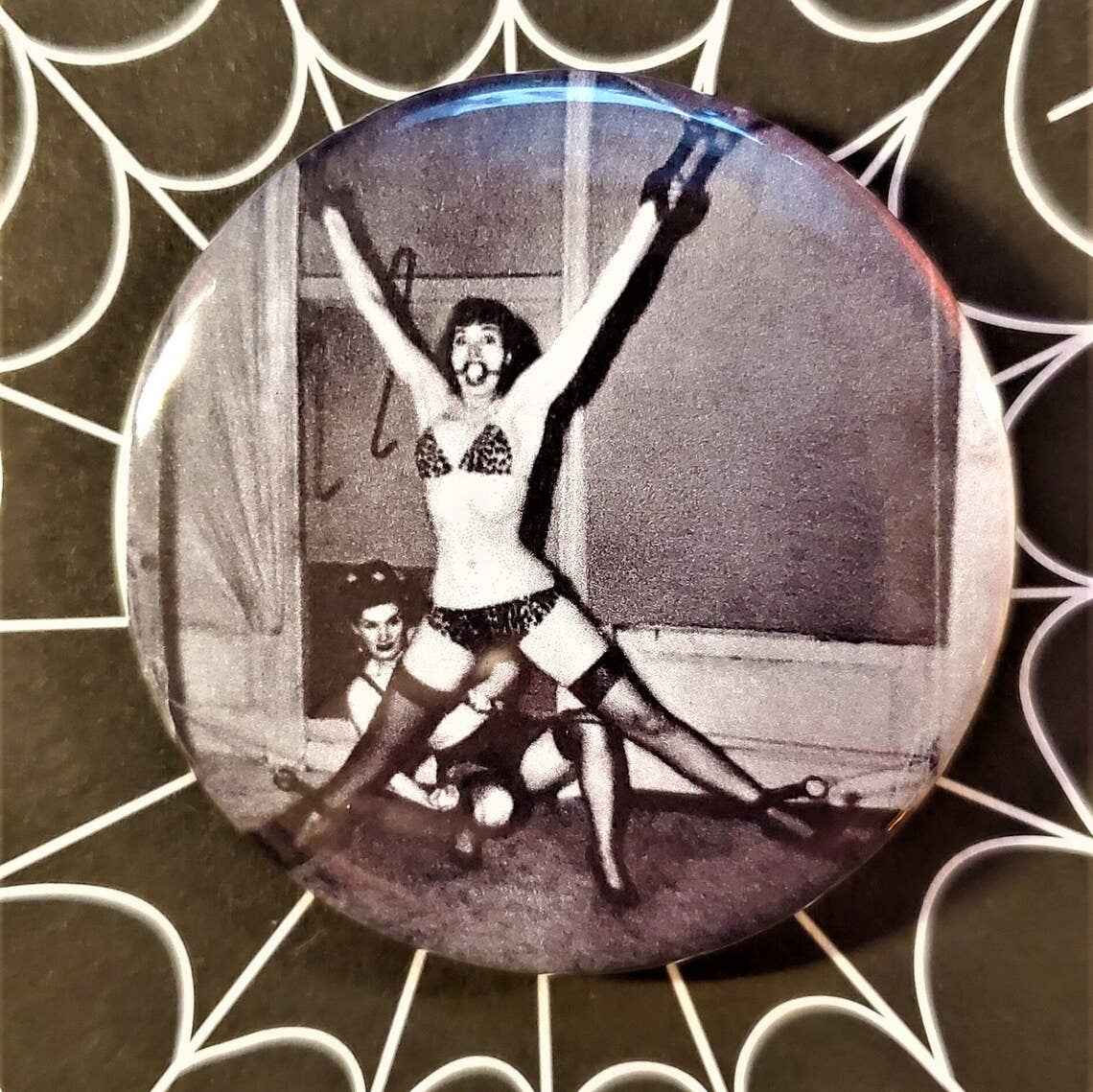 Vintage Bondage Large Button Set of 4